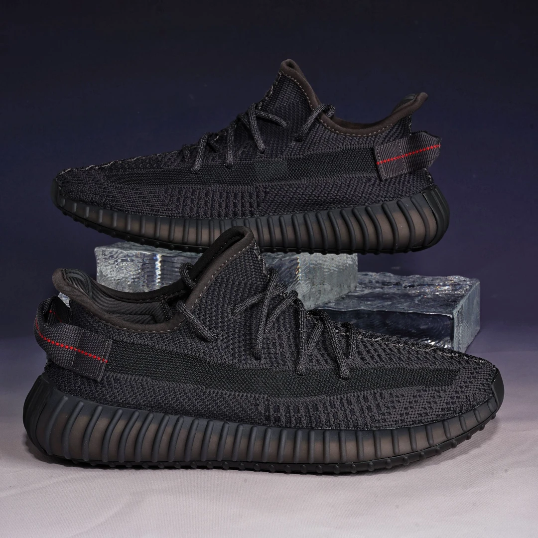 椰子鞋350黑满天星莆田5A工厂鞋2025新款学生YEZI鞋子YEEZY