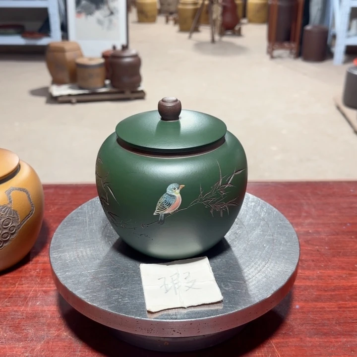 紫砂茶叶罐。。。。。。。。。