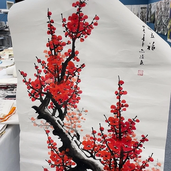 国画纯手绘国画作品