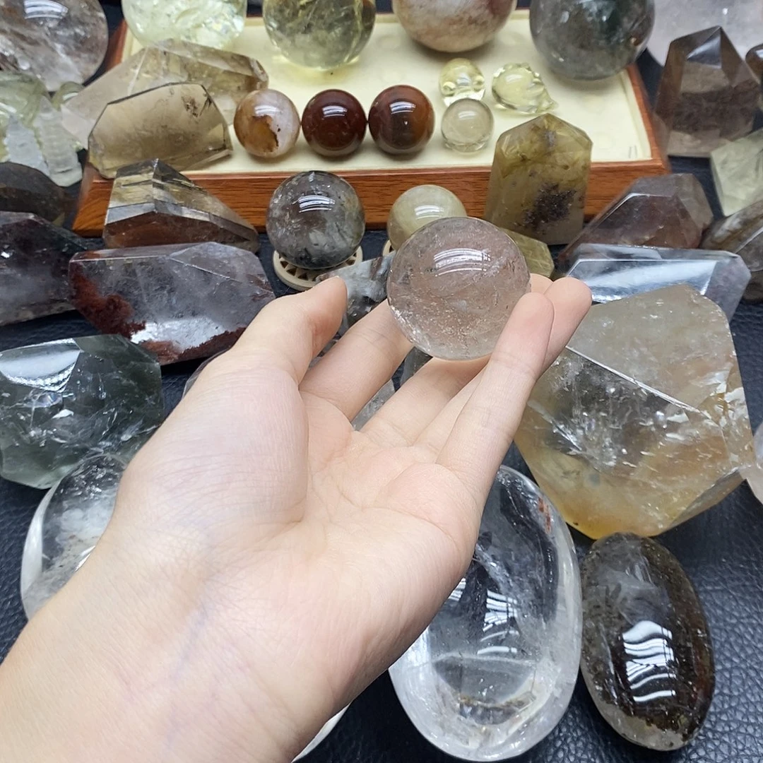 水晶珠宝半成品未镶嵌117水晶石