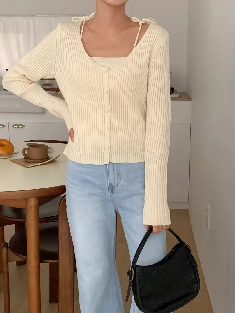 【NO退NO换】狮子姐姐推荐针织假两件