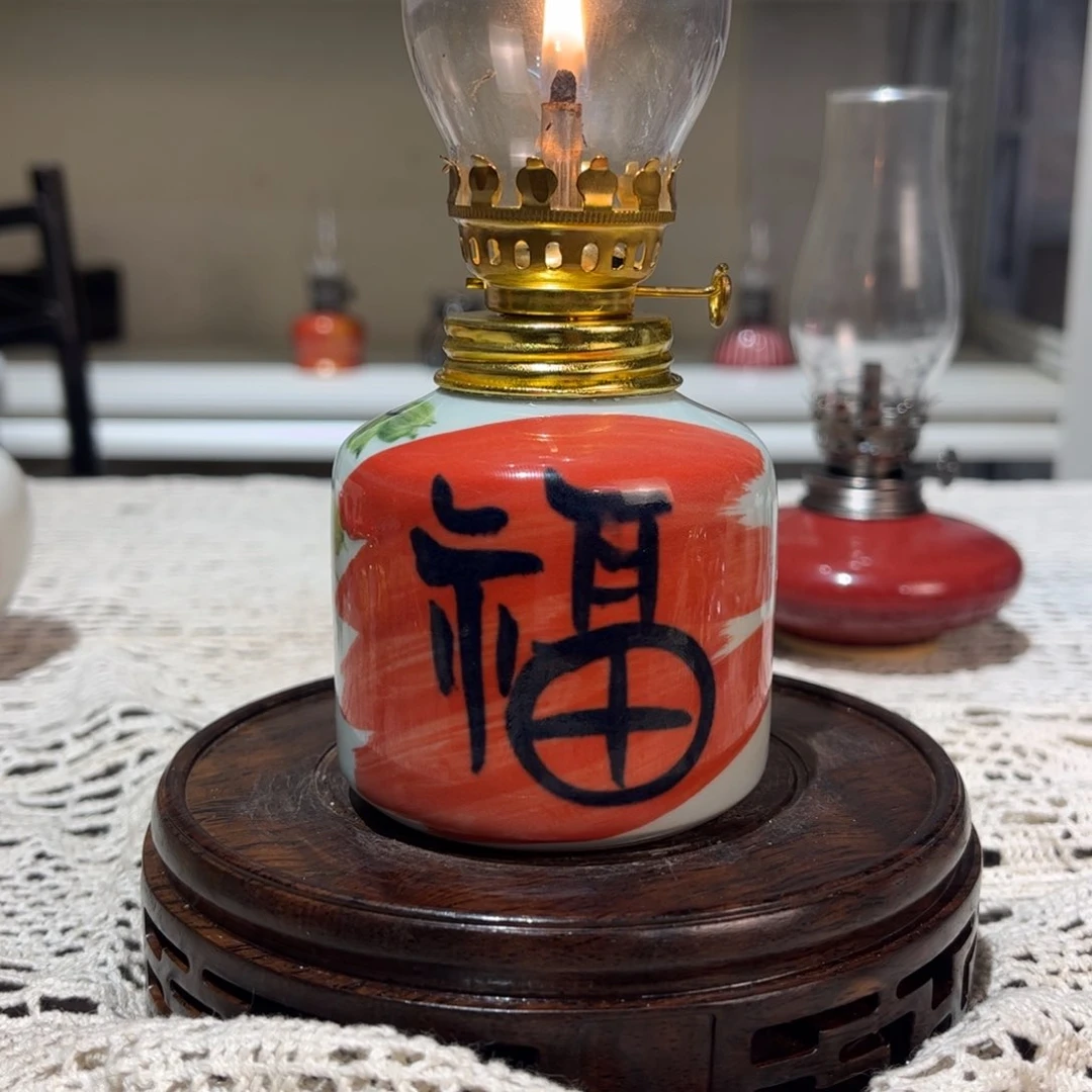 摆件景德镇陶瓷香薰灯