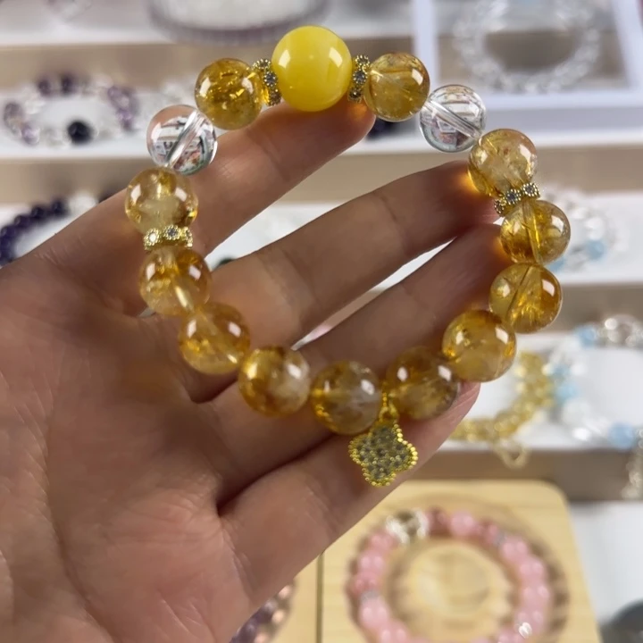 摆件银S925镶嵌水晶