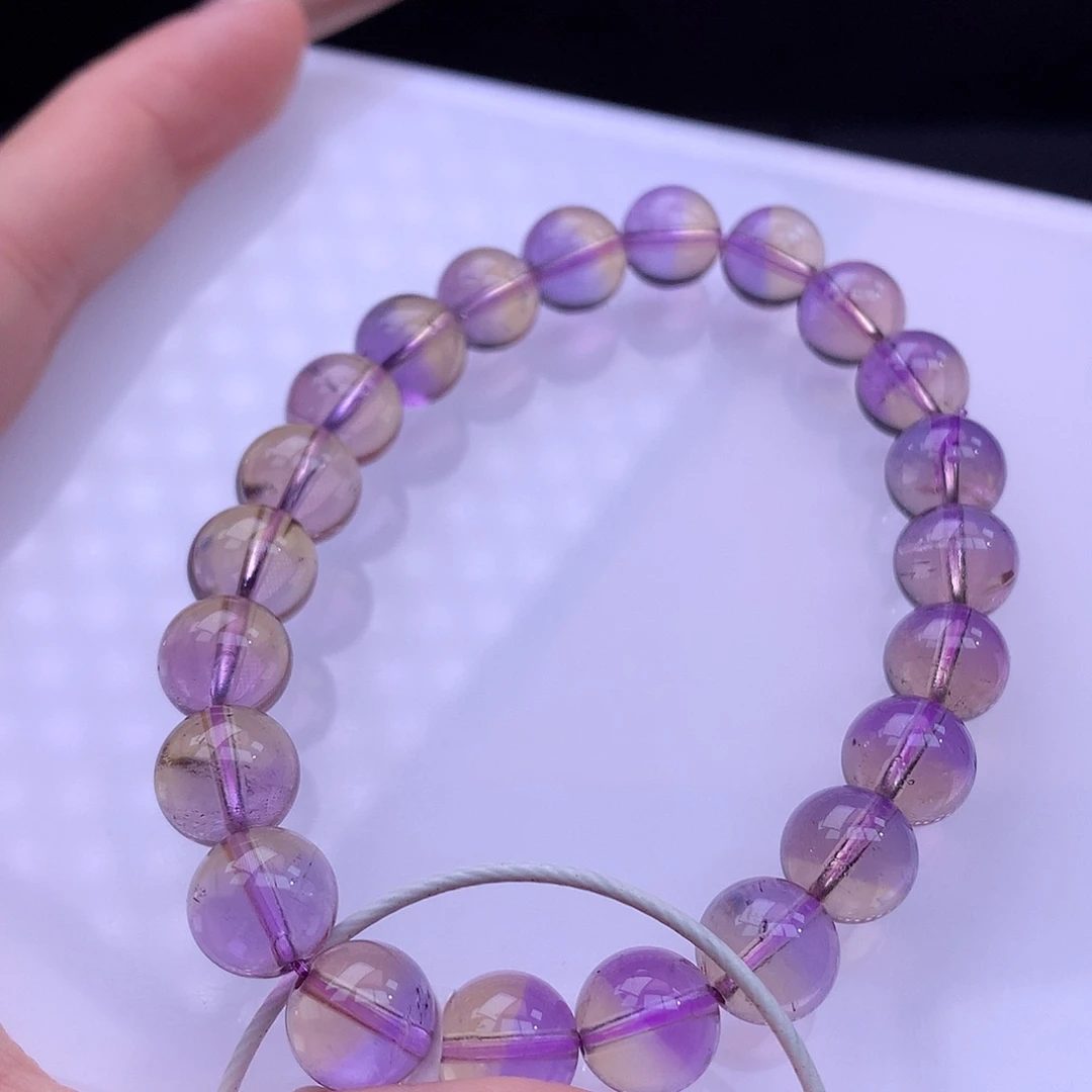 未镶嵌手串水晶紫黄晶