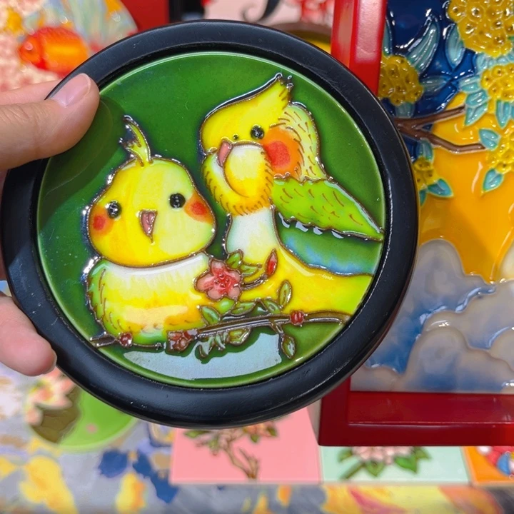 瓷片瓷板画艺术作品