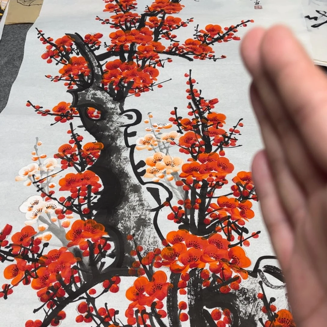 国画12.16纯手绘无边框作品