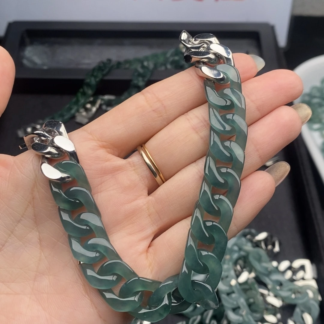 翡翠未镶嵌手链手链手链10001