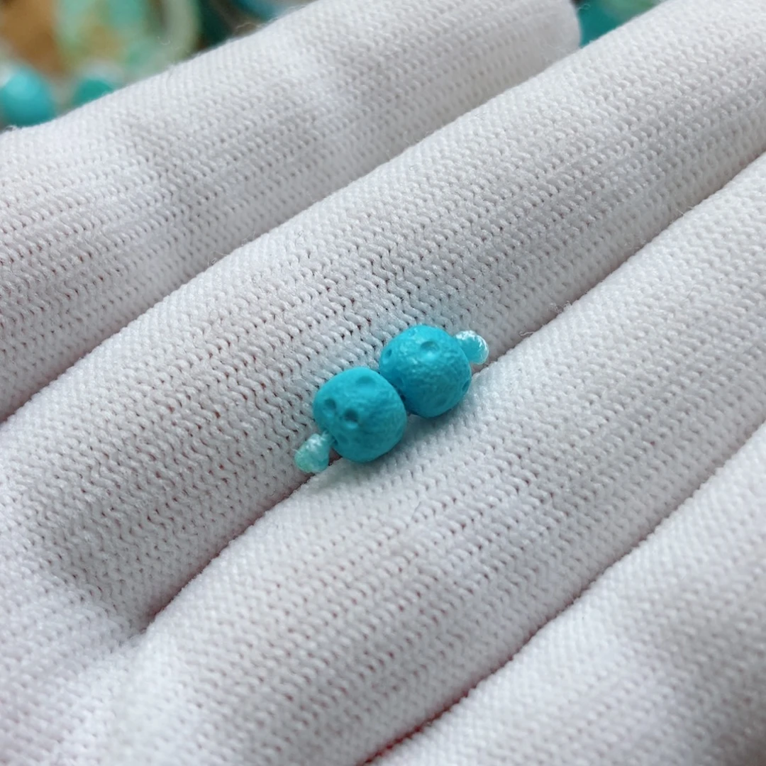 绿松石未镶嵌珠子6mm