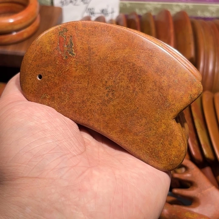 红砭石精品款刮痧板