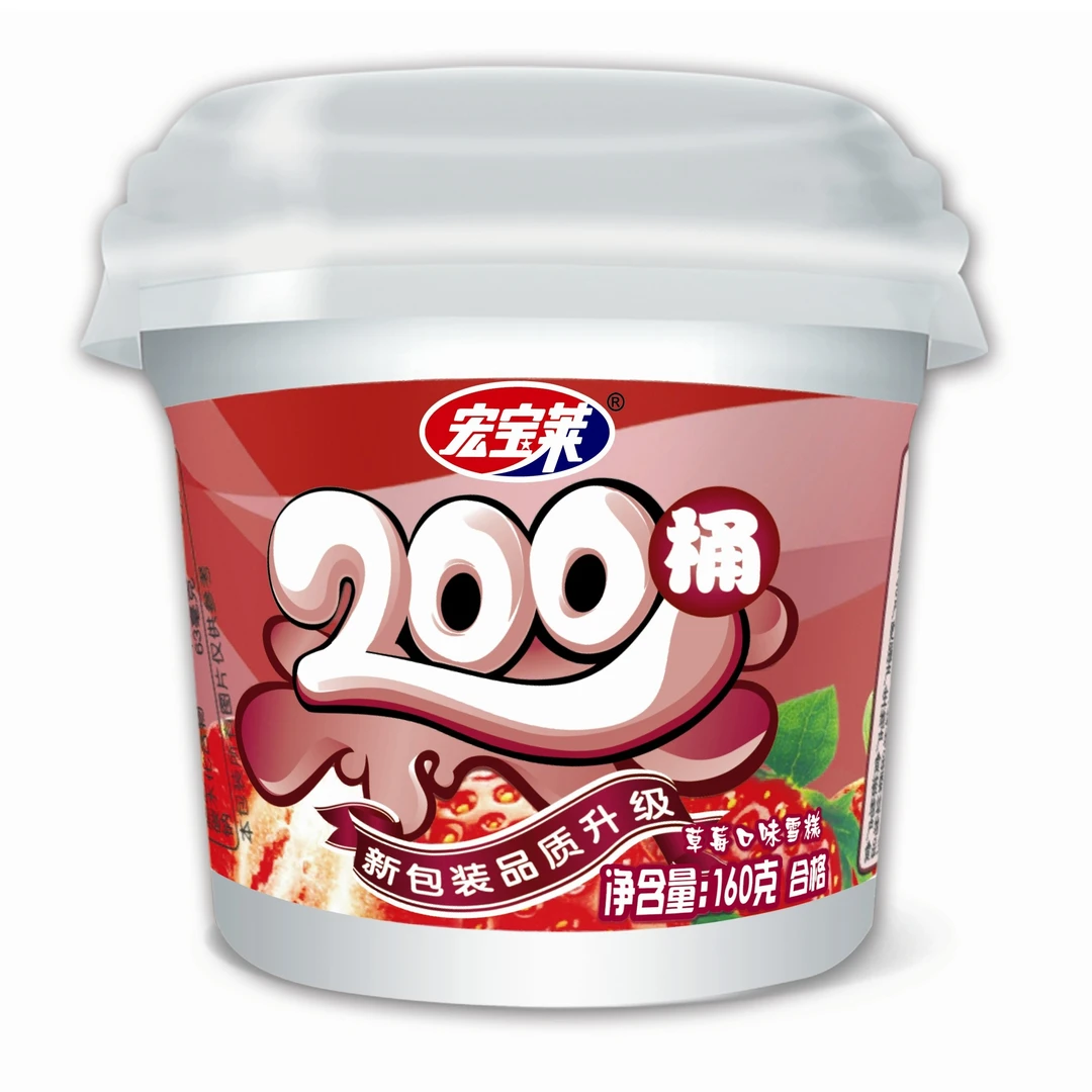 宏宝莱雪糕草莓口味 160g