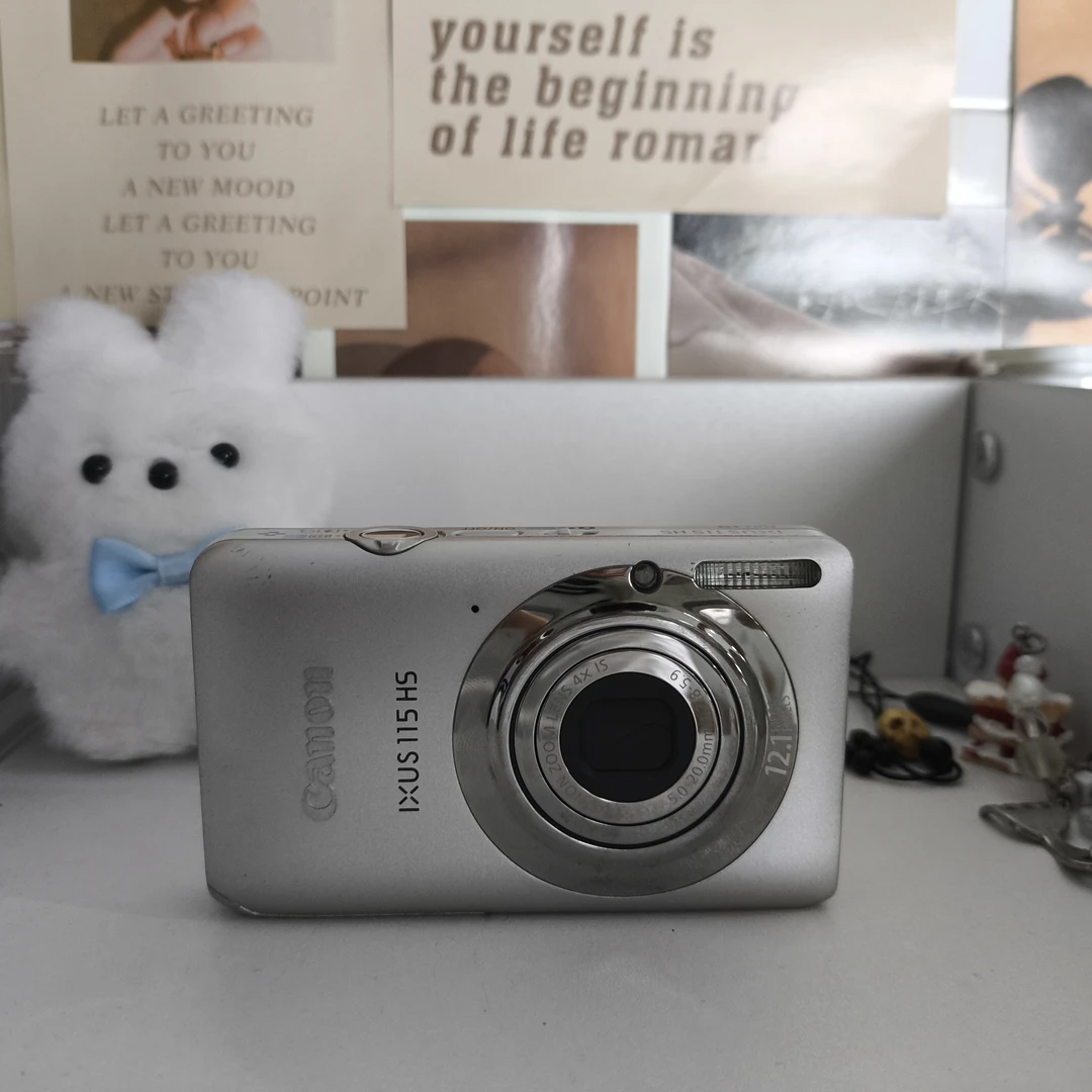 99新 Canon/佳能 ixus115hs 实况网红款冷白皮奶油肌ccd相机