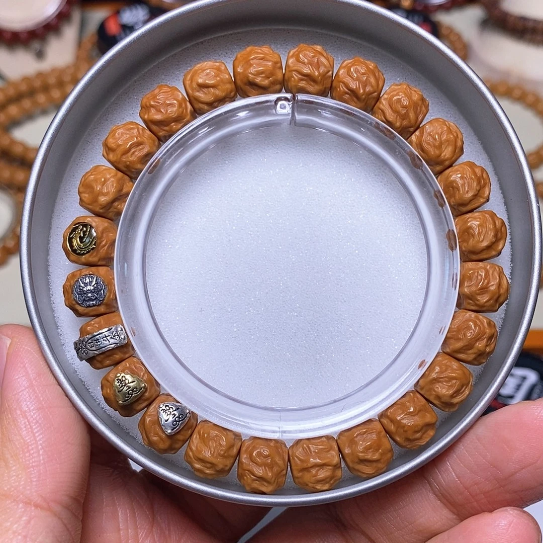 手串猴头核桃五标龙蛇之变尺寸10左右全品精工