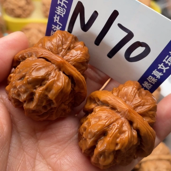文玩核桃把件蛙蛙38尺