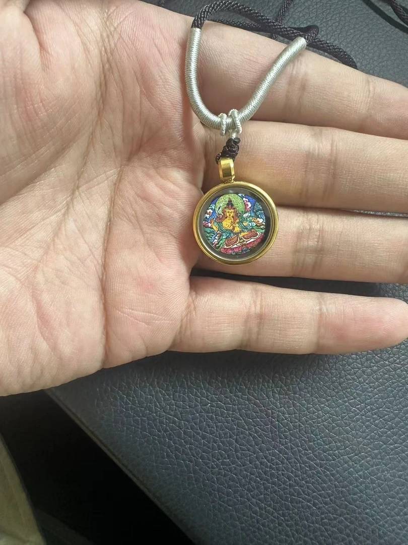 八大生肖吊坠 圆牌 【藏式霞客】唐卡 热贡