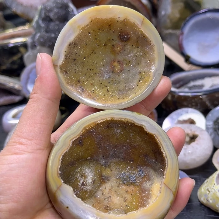 未镶嵌珠宝半成品水晶精抛盆