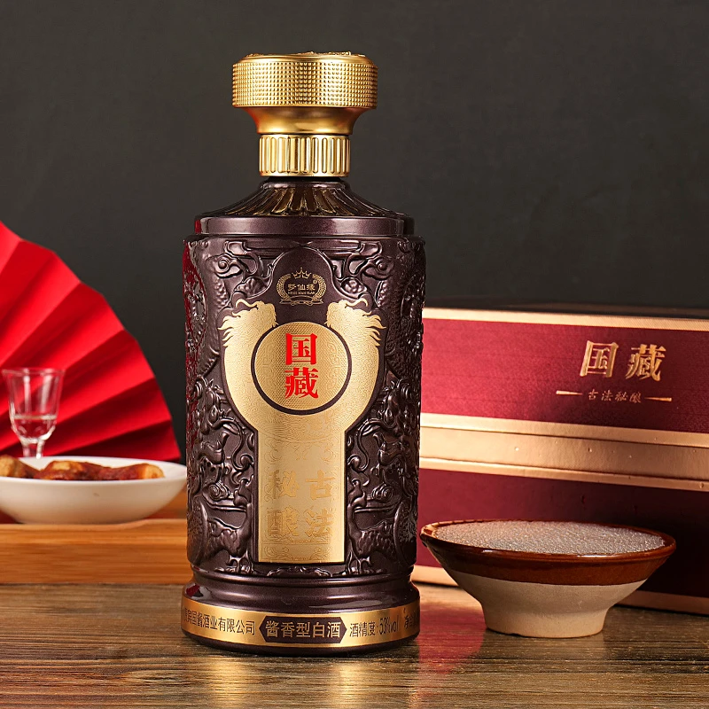 MENGXIANYUAN/梦仙缘国藏酒 高端酱香型白酒53度500ml*1瓶53度