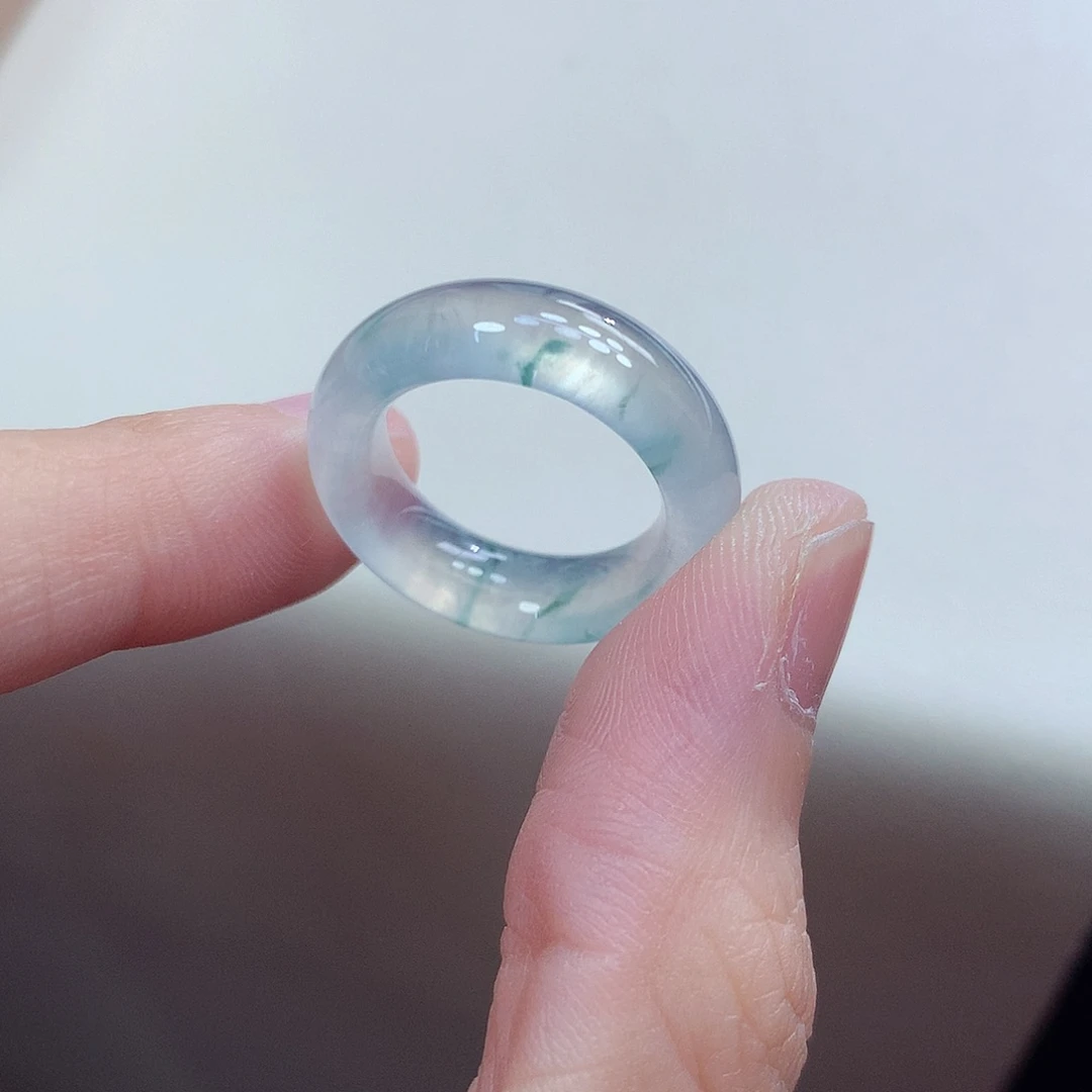 翡翠未镶嵌戒指10号