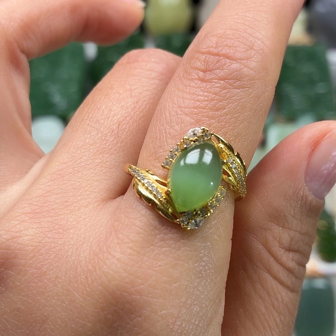 和田玉银S925镶嵌颈饰