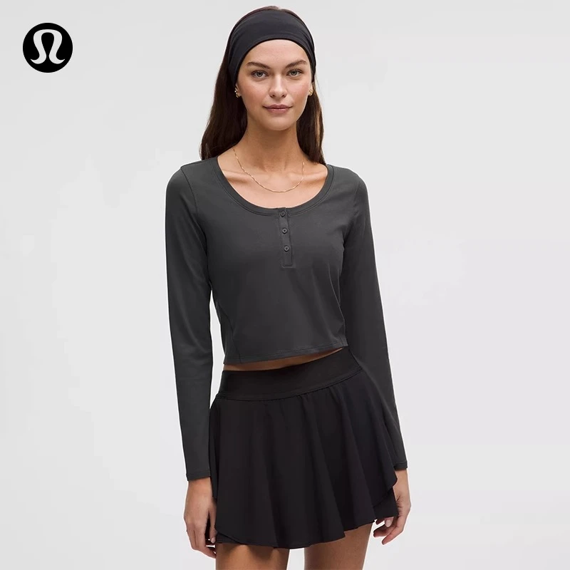 Rulu 女士长袖亨利衫 丨lululemon丨LW3IU0S