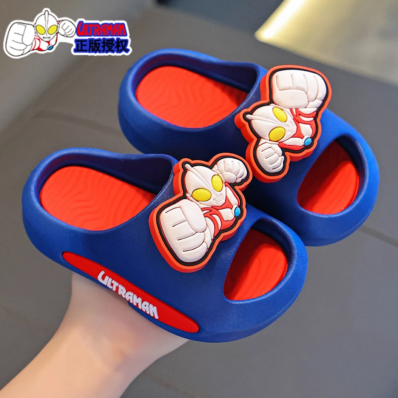 新款儿童凉拖鞋踩屎感男童夏季卡通防滑软底洗澡室内男孩宝宝拖鞋