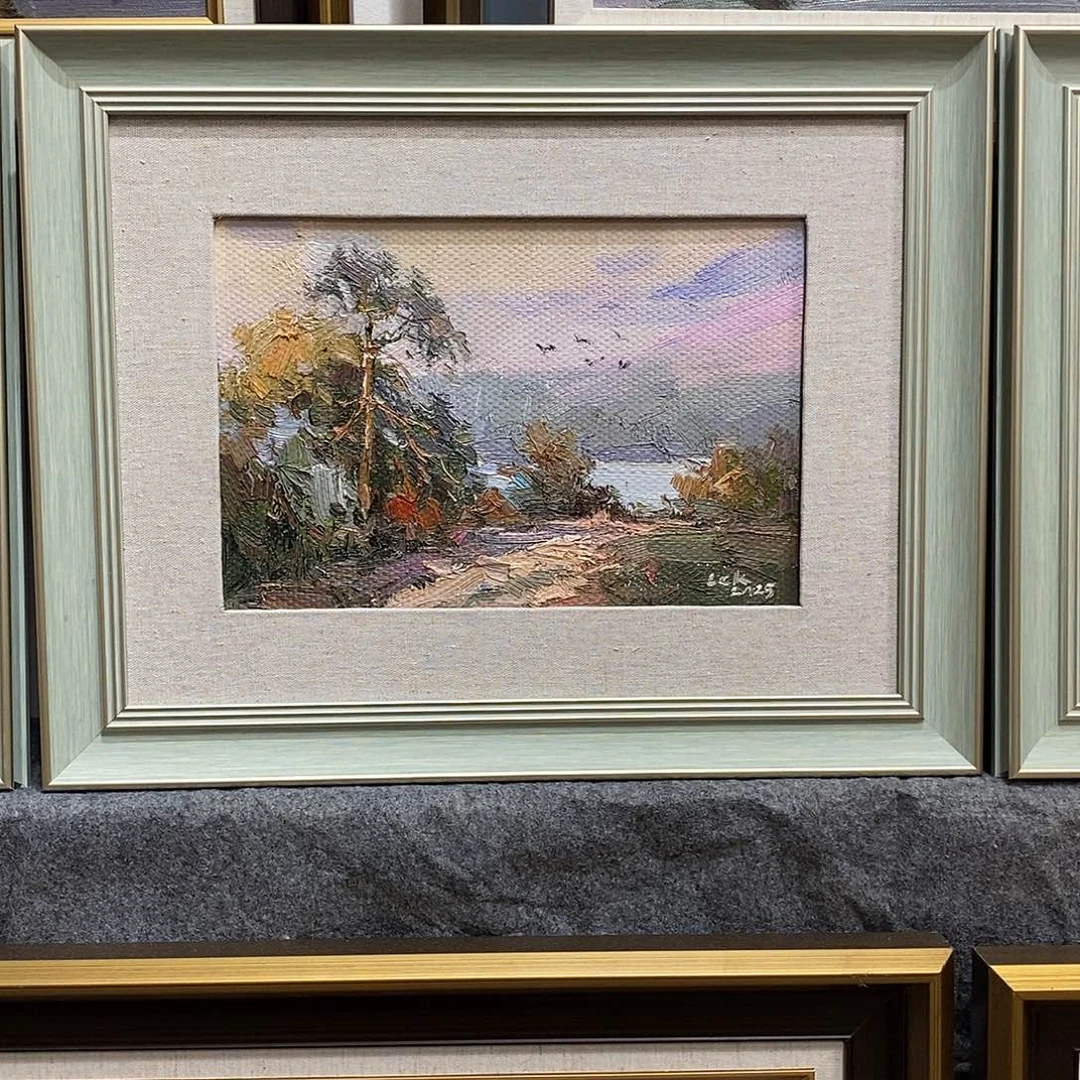 油画带外框外径尺寸47x37 c m