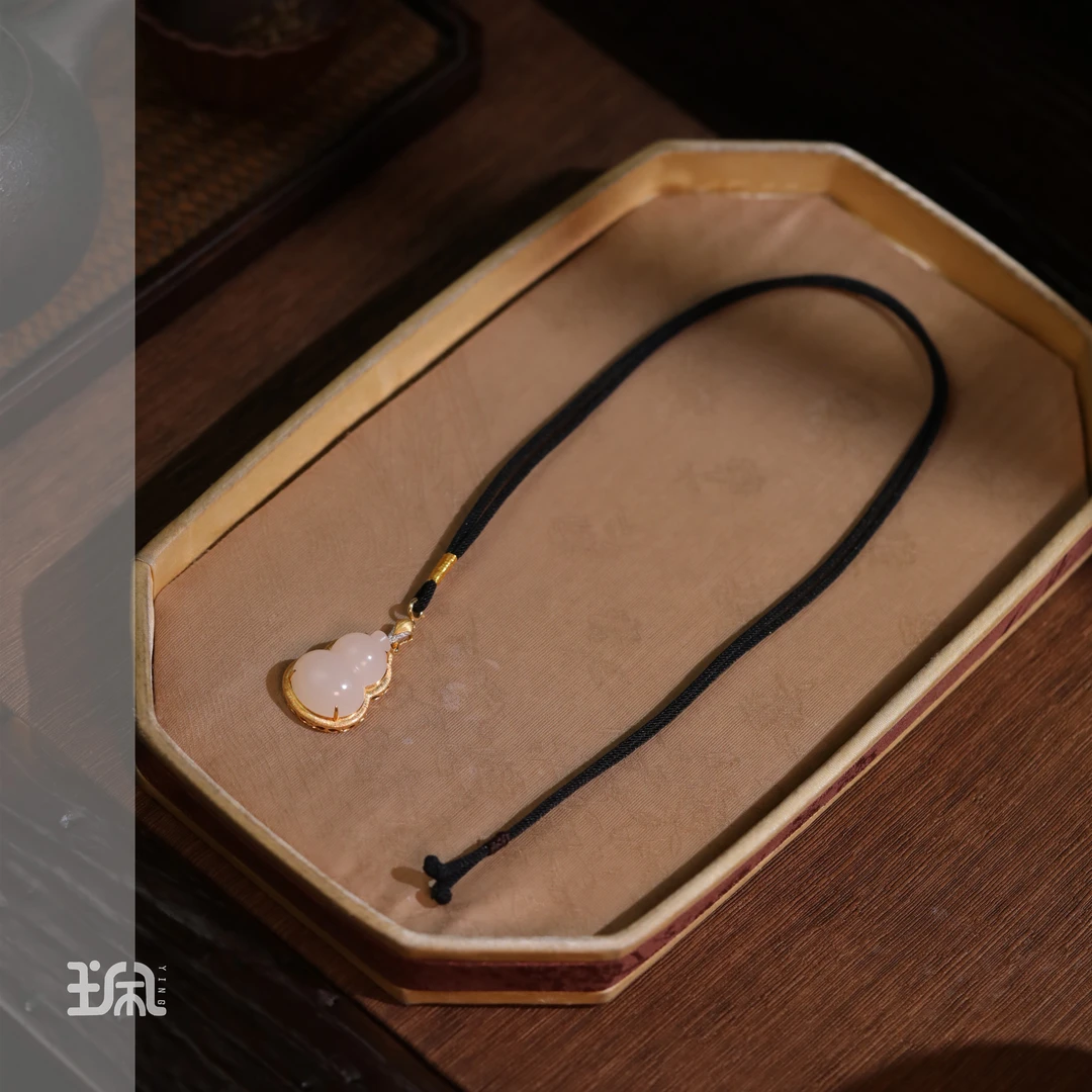 莲葫|和田玉*项链*18K金镶嵌LYB24122302多样性发其一（P）