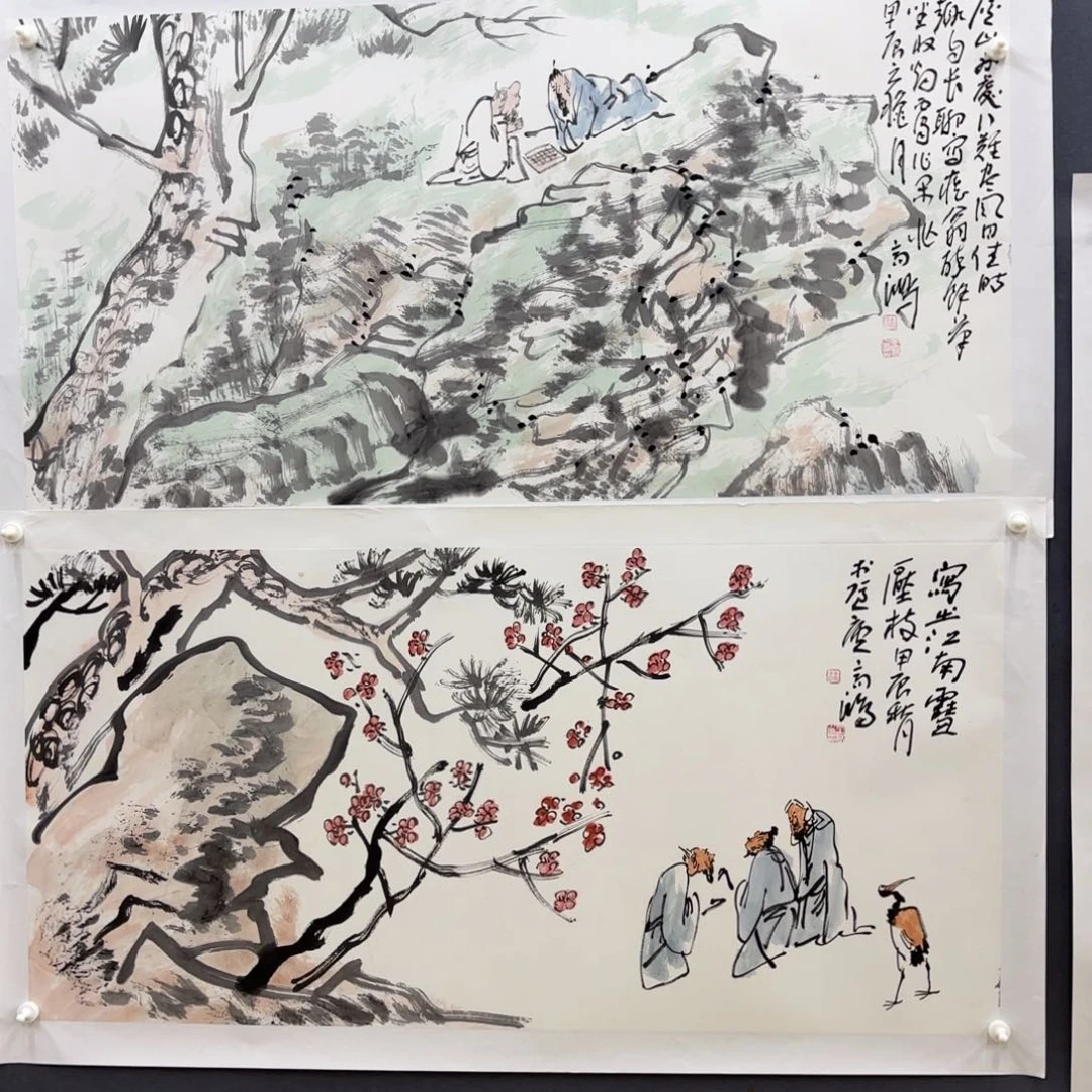 国画丹**哥高鸿四尺李欣主播