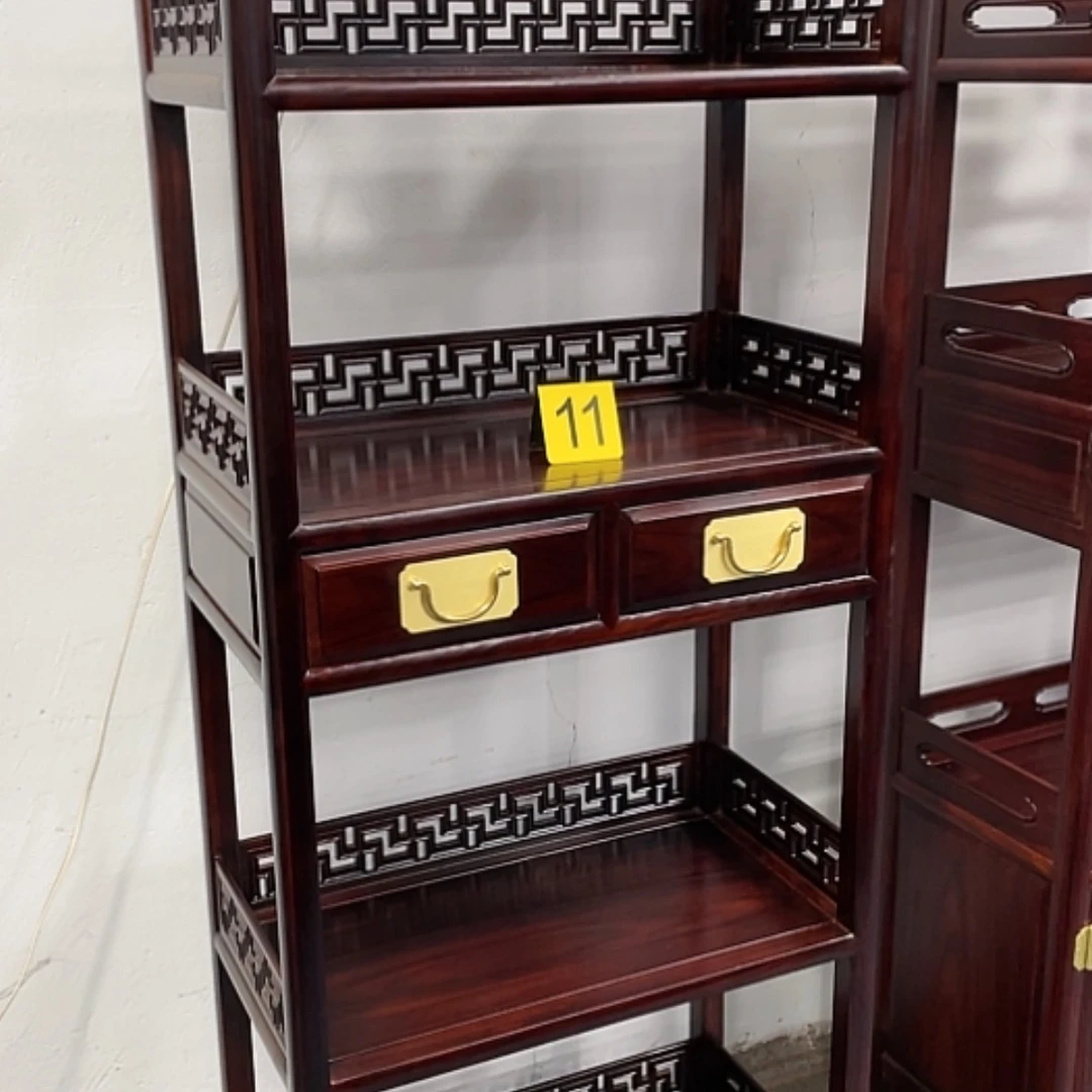 【闪购商品】黑酸枝木类端景台一个书柜茶叶柜