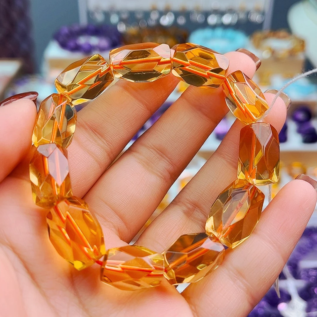 未镶嵌水晶手串天然