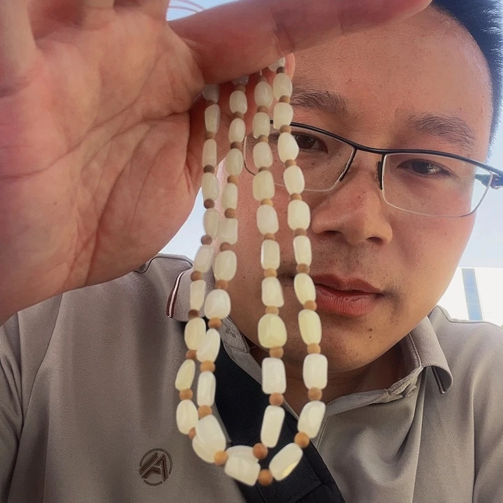 和田玉未镶嵌颈饰啊*生