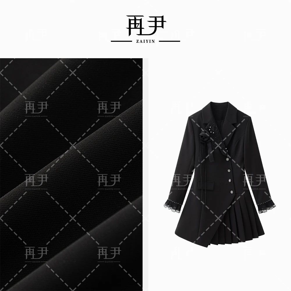 【娜美】冬季小众设计师时尚定制轻奢气质连衣裙GY25CT020049