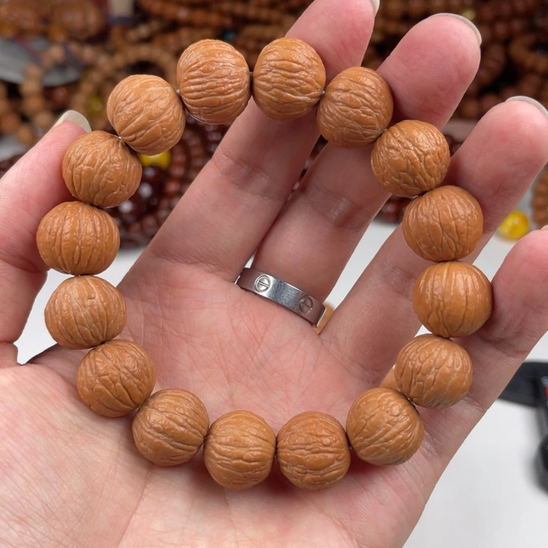 猴头核桃手串凤羽6.6