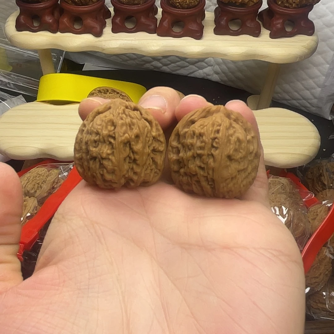 文玩核桃吊坠南疆小对儿手把件