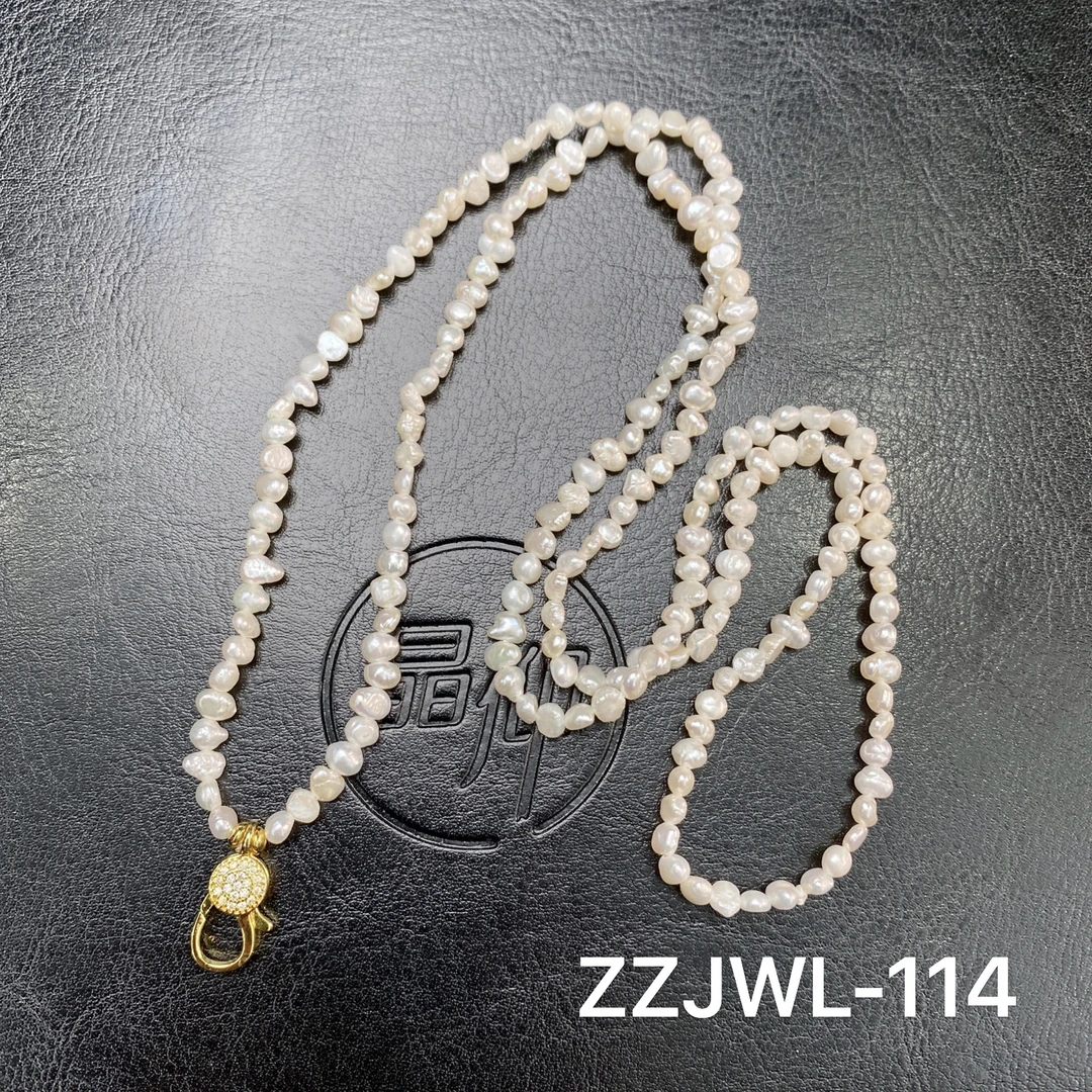 晶仰ZZJWL-114巴洛克珍珠毛衣链