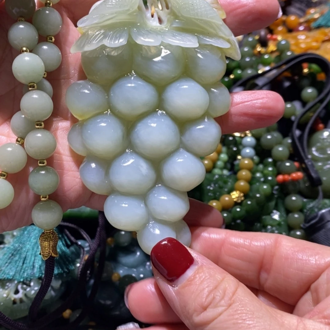 【闪购商品】岫玉毛衣链未镶嵌