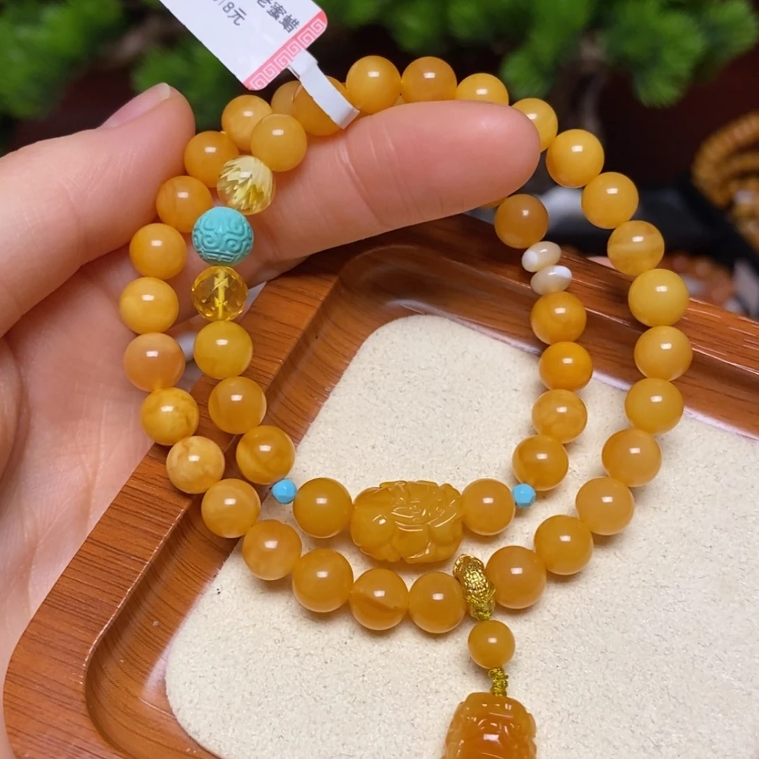 【闪购商品】手链蜜蜡未镶嵌手串