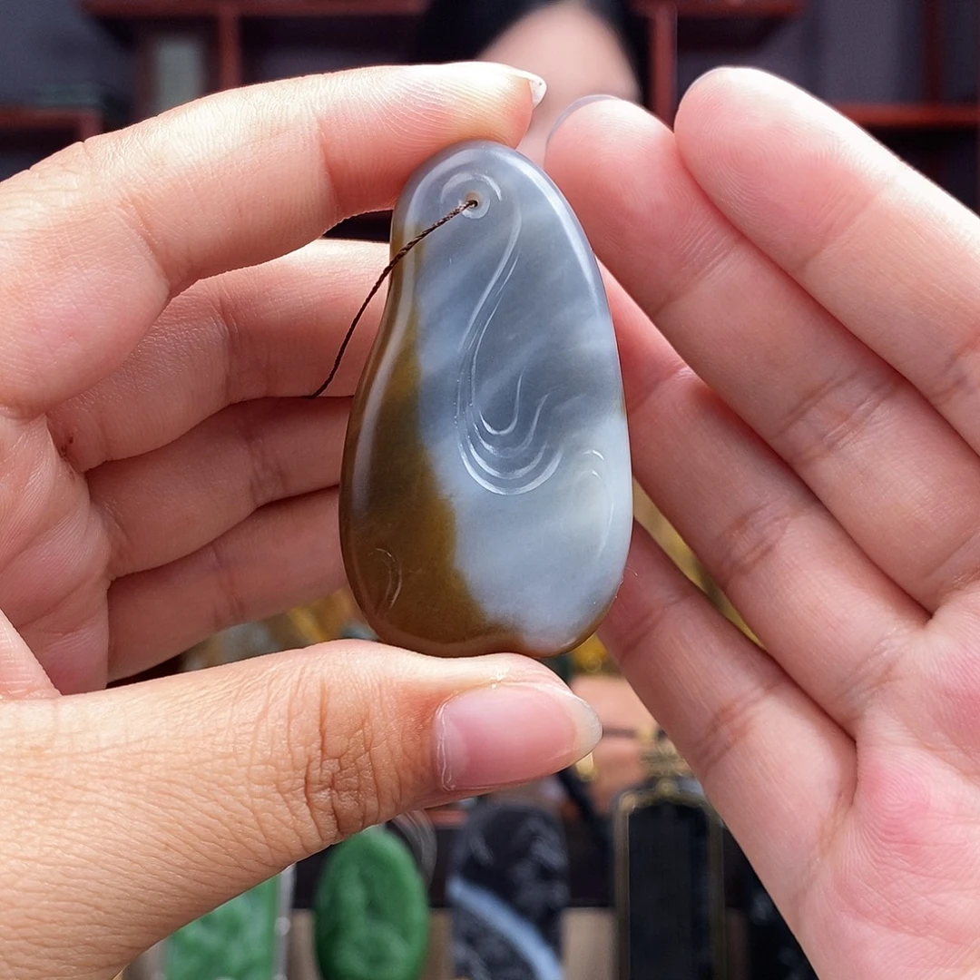 和田玉未镶嵌挂件