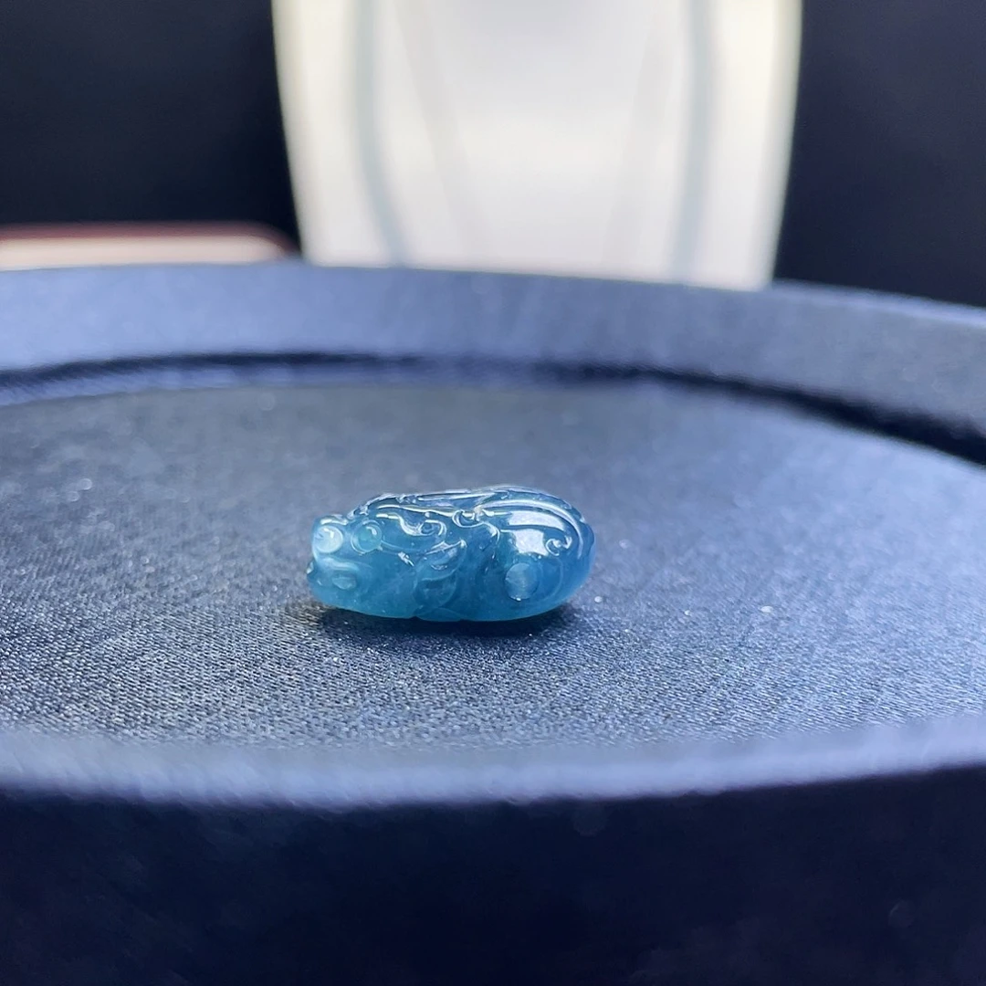 翡翠散珠天然A货翡翠三通