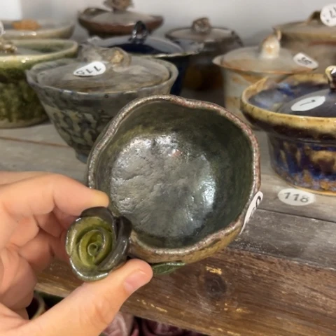 *****碗手工手捏咖啡杯壶承碗盘