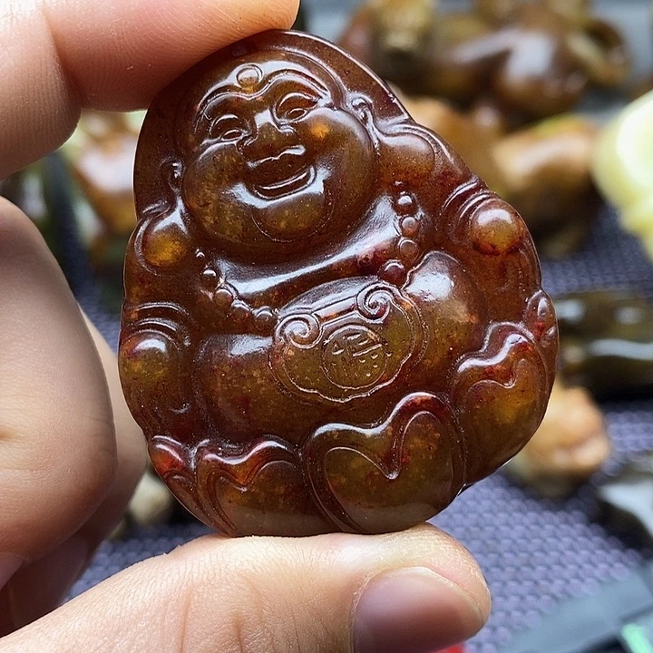 未镶嵌蛇纹石玉颈饰
