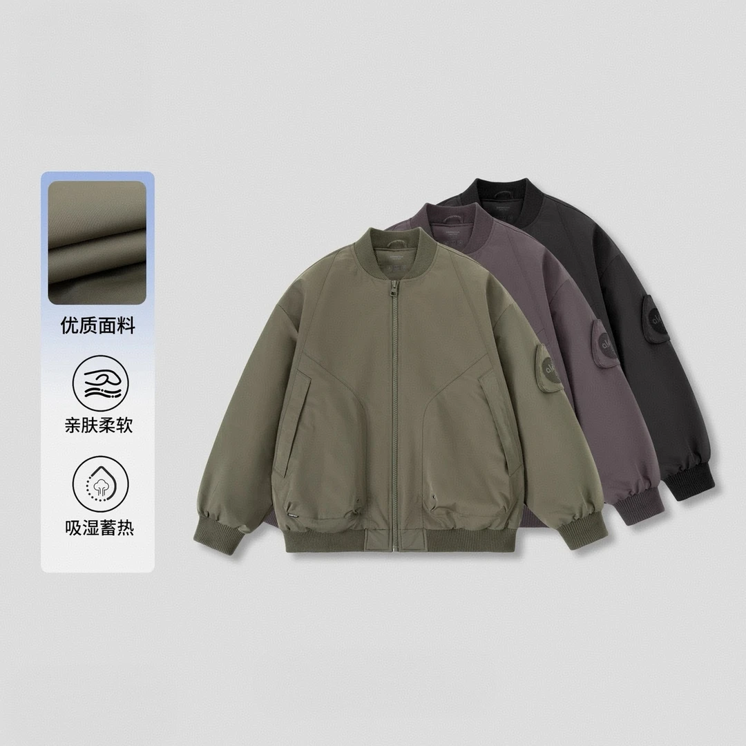 2566【棒球服外套】飞行美式夹克秋冬棒球服外套休闲裤男生男士男装