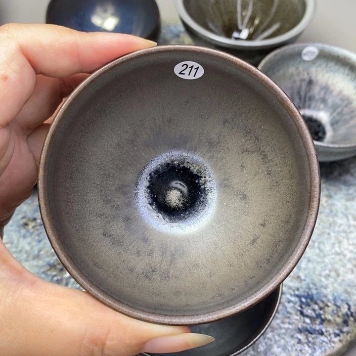 茶盏建窑建盏柴烧主人杯