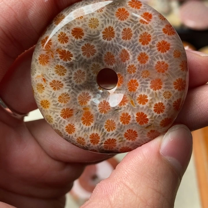 硅化玉颈饰未镶嵌北*