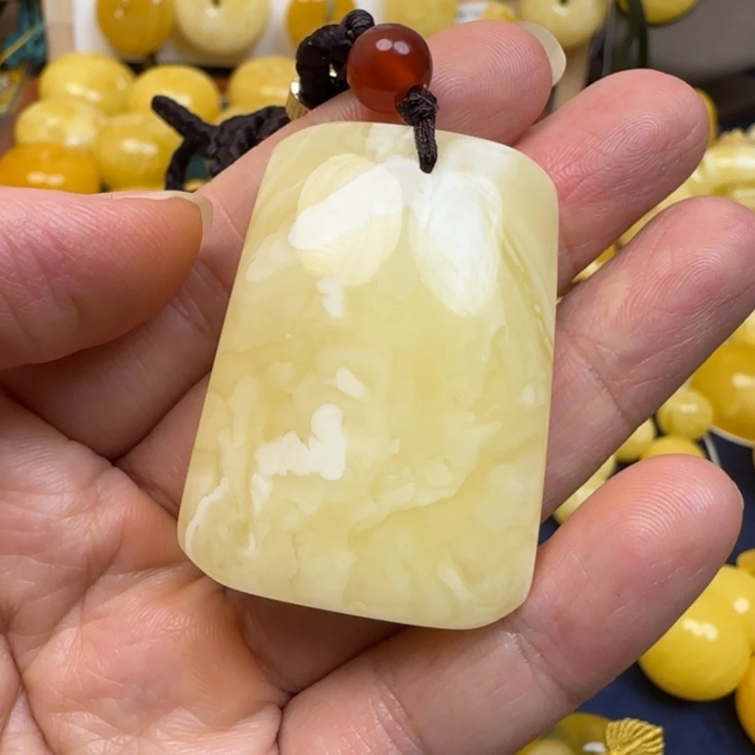 蜜蜡未镶嵌颈饰天然蜜蜡