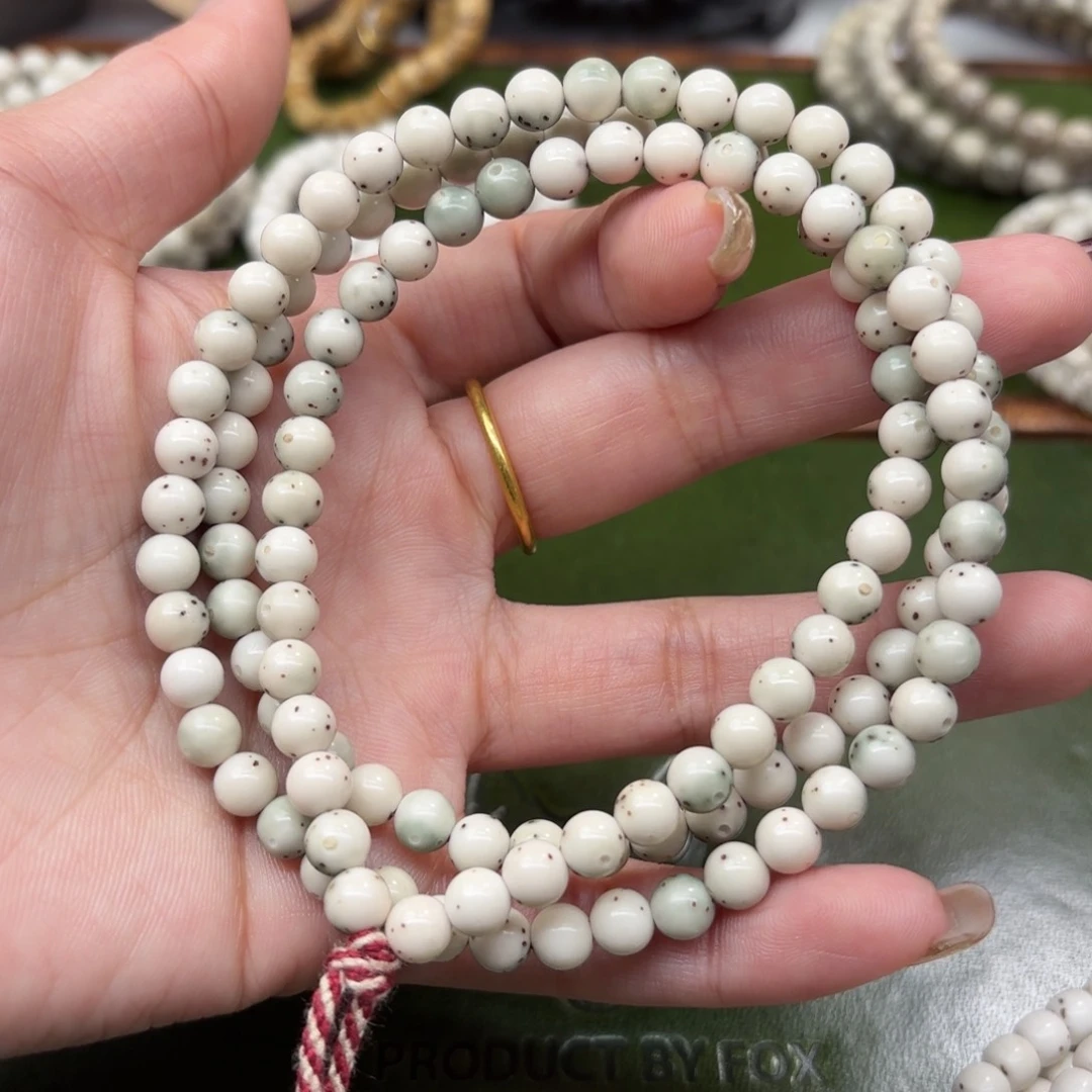 星月菩提手串6mm圆珠大留白❗️小散星❗️石玉料❗️