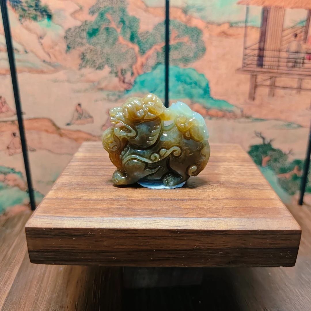 D和田玉貔貅吊坠0737