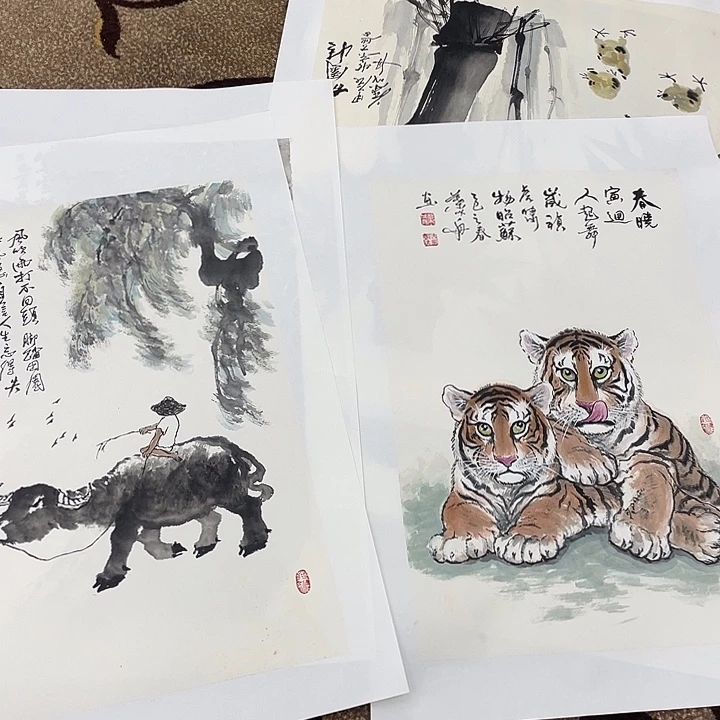 国画逝**华叶成舟老师作品66666666