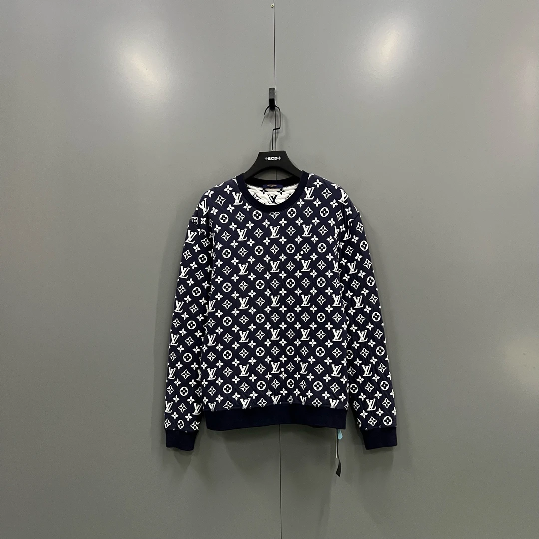 95新 LouisVuitton/路易威登 (ll) 满印老花卫衣 L码/206552