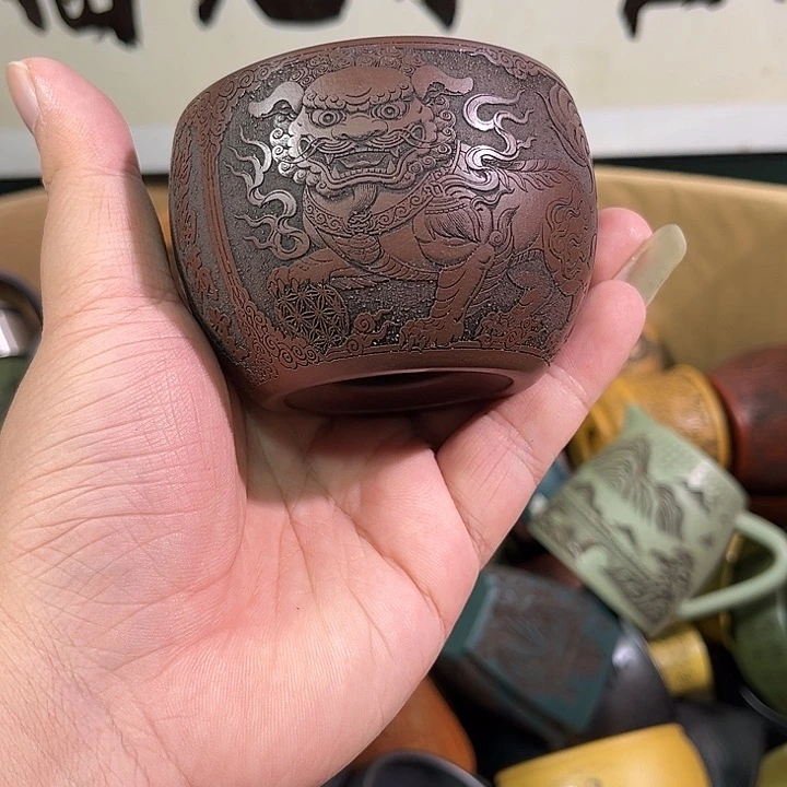 茶杯紫砂全手工紫砂主人杯