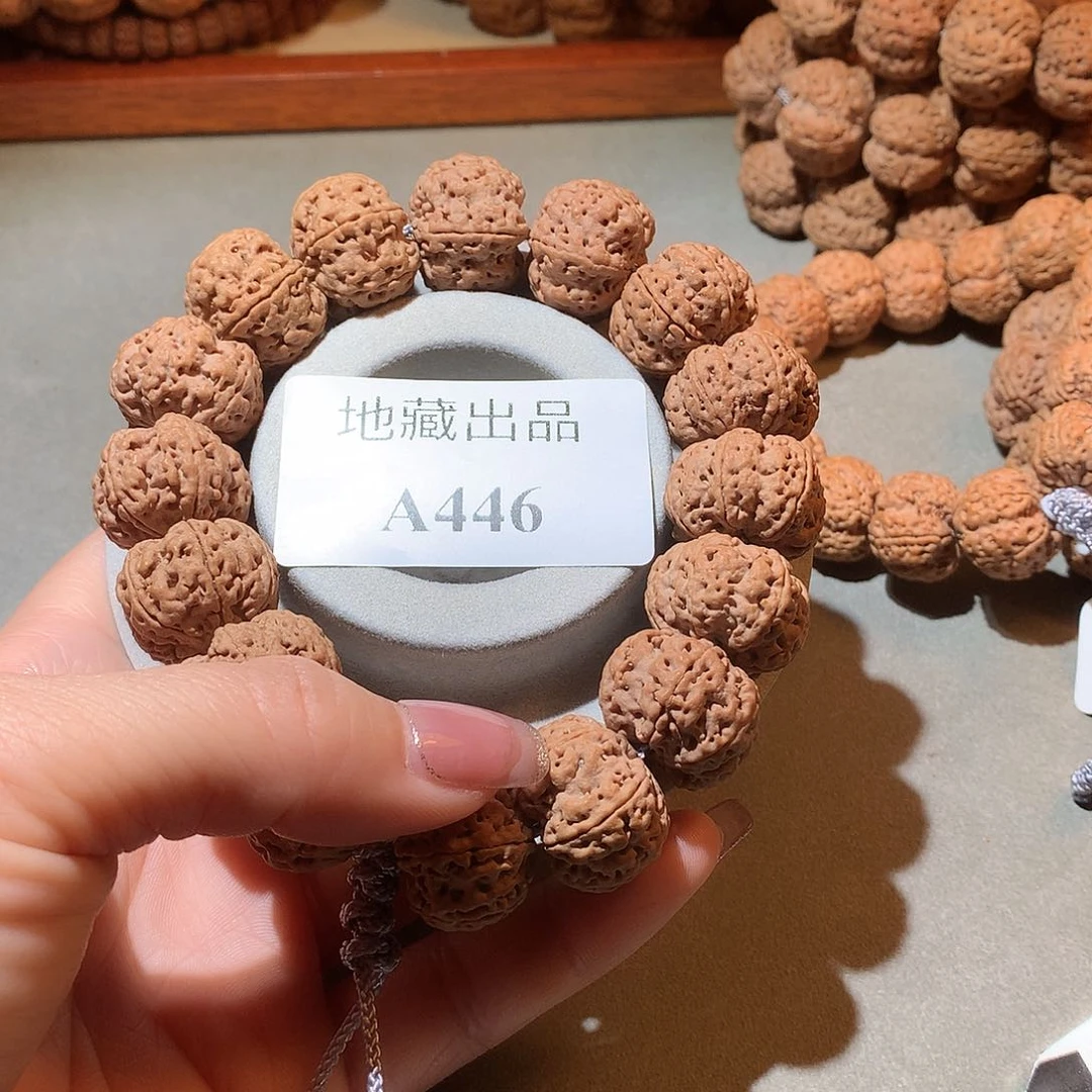 金刚菩提手串拓***驰21尺寸绝情梅花双龙6瓣